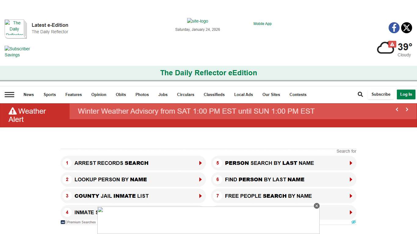 Jail Bookings reflector.com